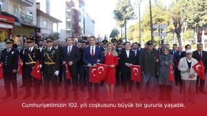Cumhuriyetimizin 102. yılı coşkusunu büyük bir gururla yaşadık.