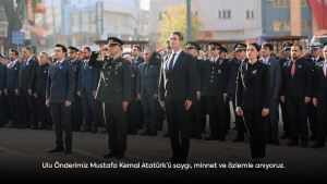 Ulu Önderimiz Mustafa Kemal Atatürk’ü saygı, minnet ve özlemle andığımız 10 Kasım’da, çelenk sunma törenine katılarak O’na olan bağlılığımızı bir kez daha dile getirdik.