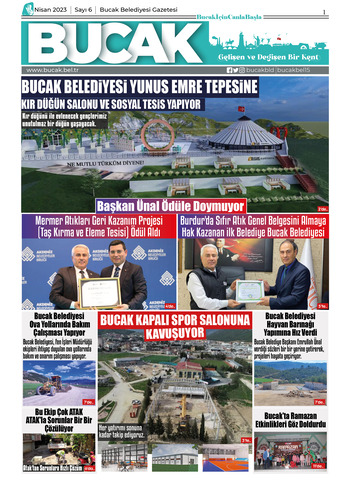 Bucak Belediyesi e-Gazete Nisan Sayısı [2023]